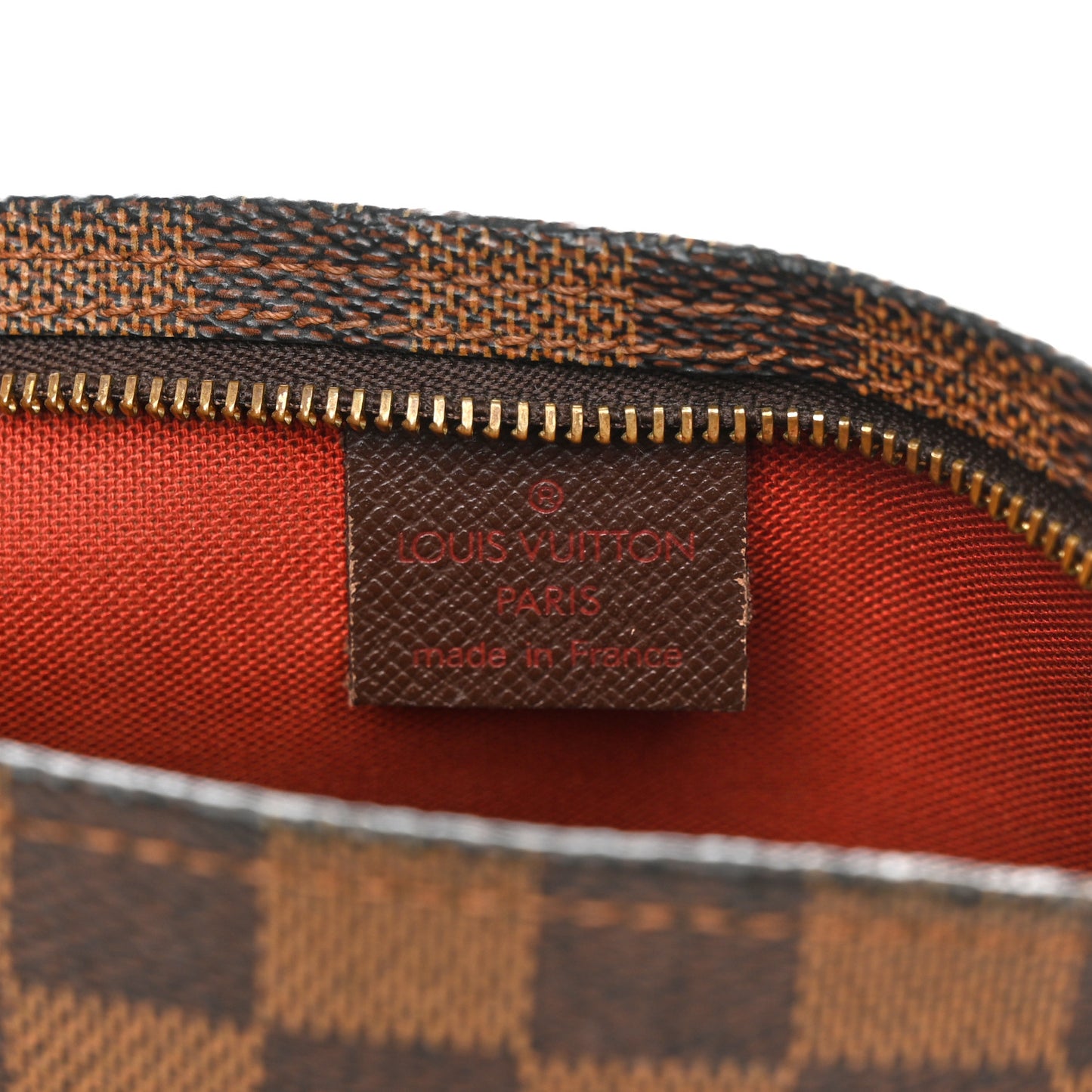 Damier Ebene Trousse Make Up Bag Pochette