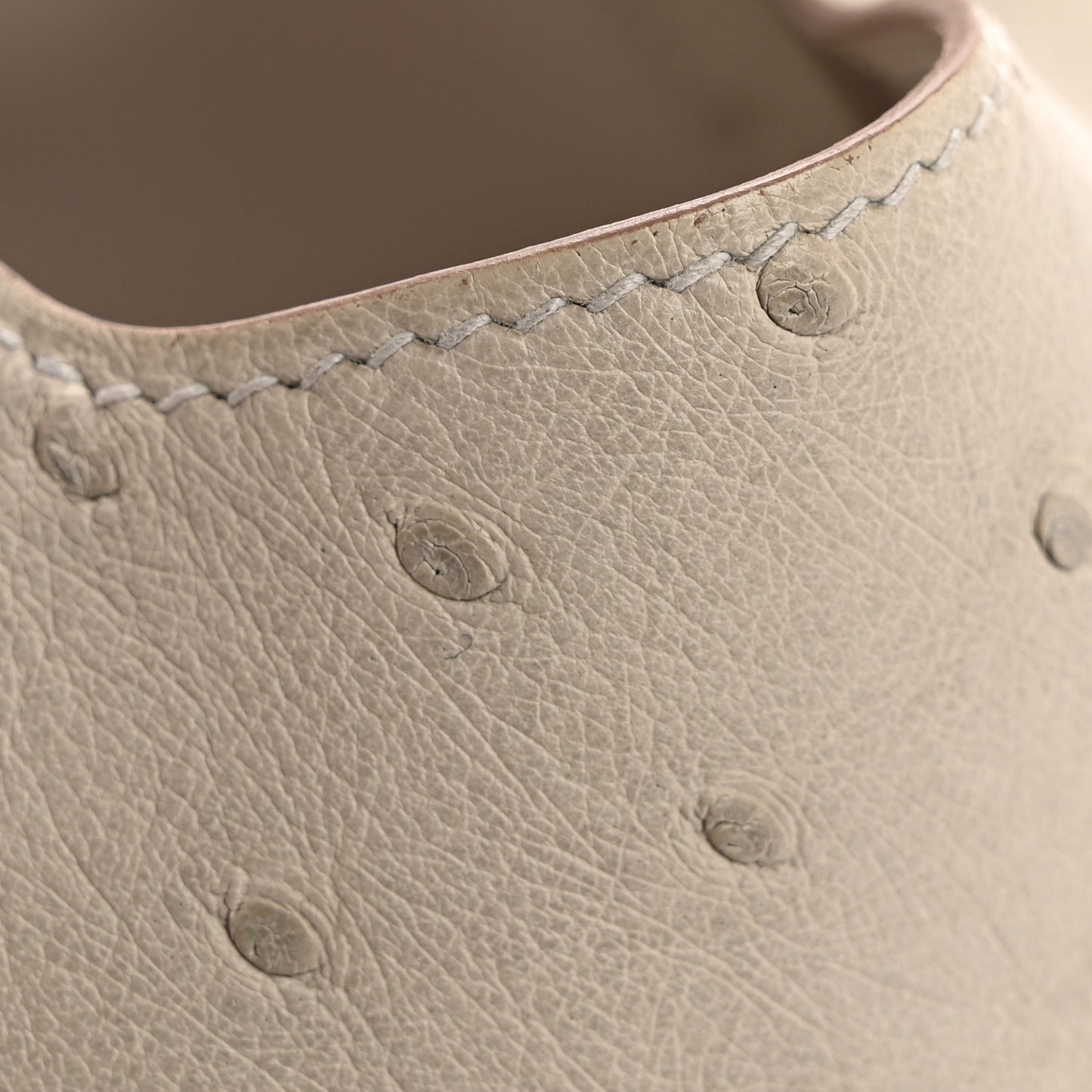 Ostrich Micro Picotin Lock Gris Perle