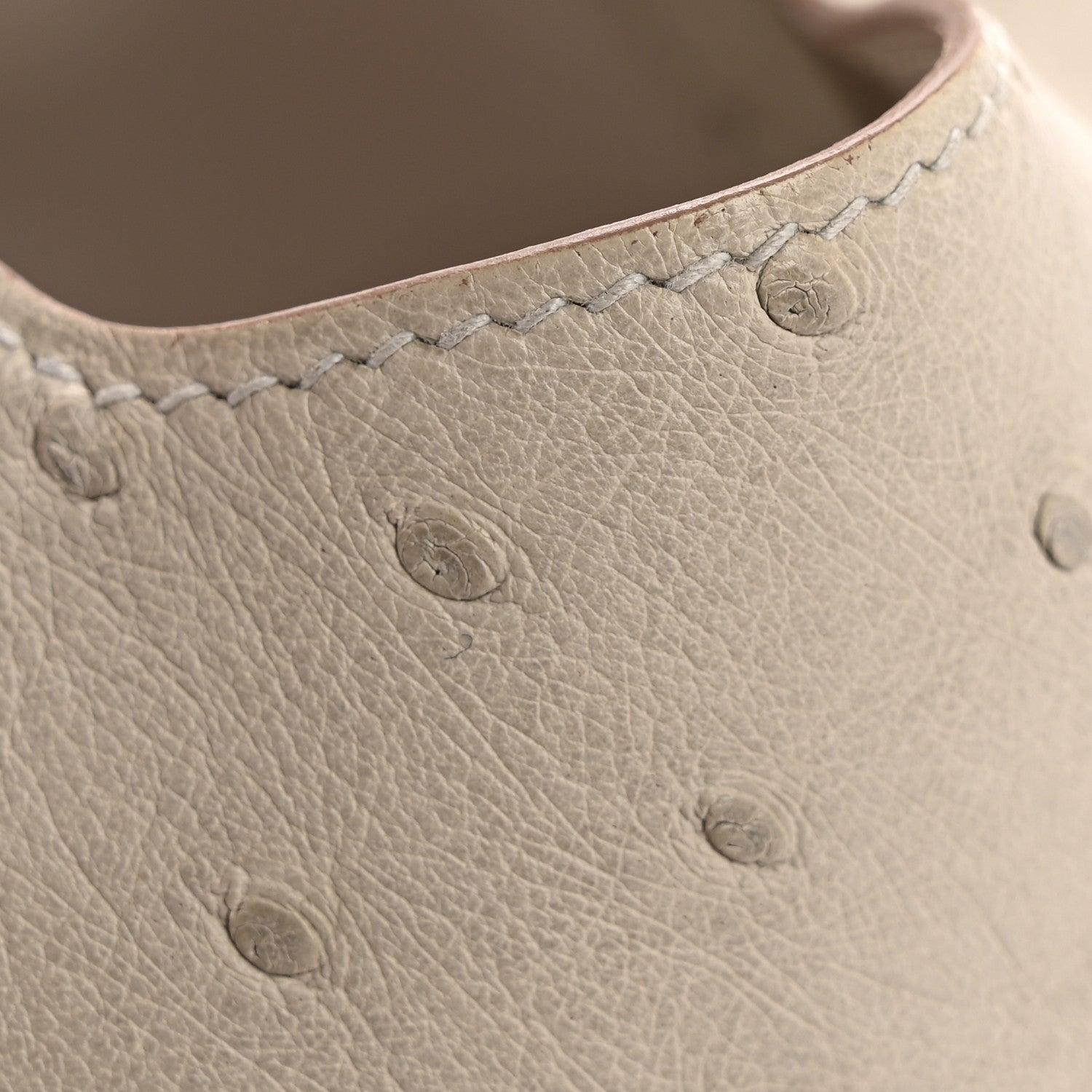 Hermes Ostrich Micro Picotin Lock Gris Perle 11 of 11