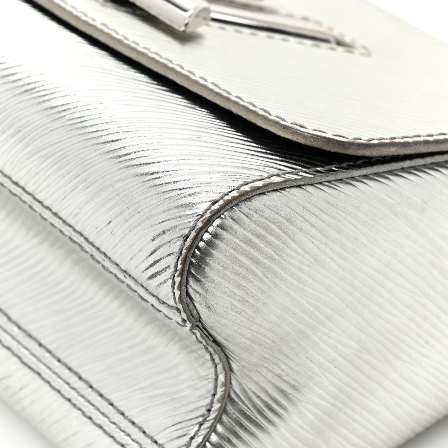 Louis Vuitton Epi Twist Shoulder Bag PM Argent 11 of 14
