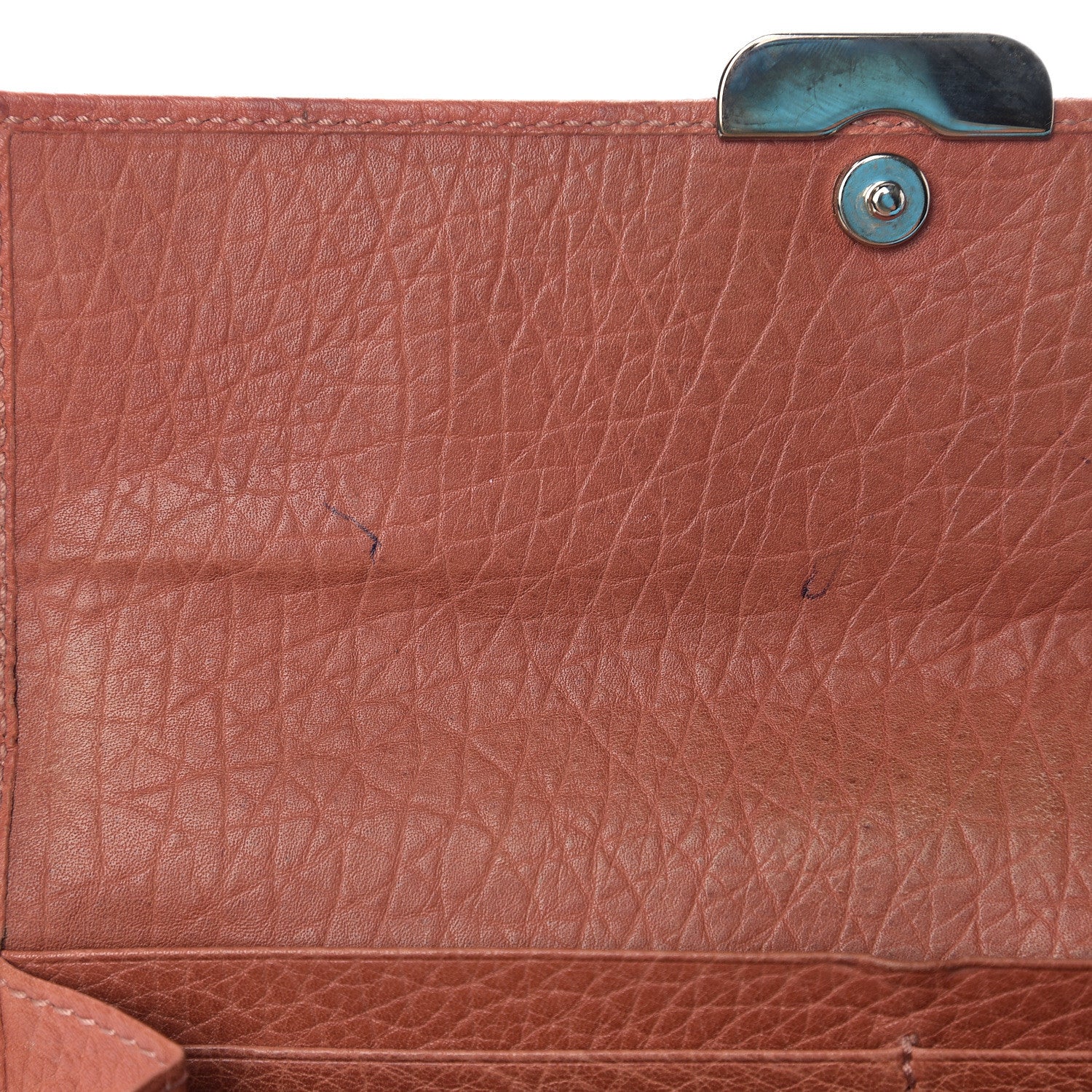Gucci Monogram Continental Flap Wallet Coral 9 of 10