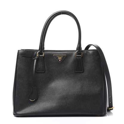 Prada Saffiano Lux Medium Tote Black 1 of 12
