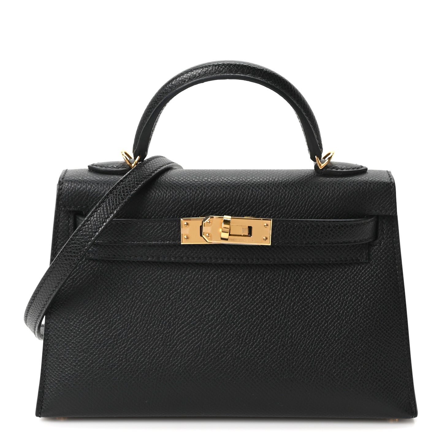 Epsom Mini Kelly Sellier 20 Black