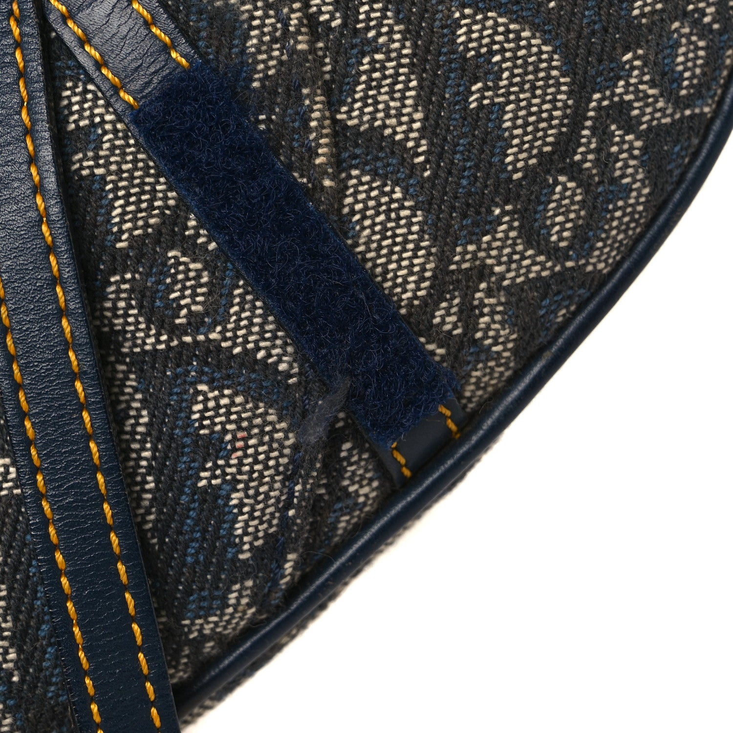 Christian Dior Monogram Saddle Bag Blue 11 of 12