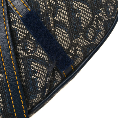 Christian Dior Monogram Saddle Bag Blue 11 of 12