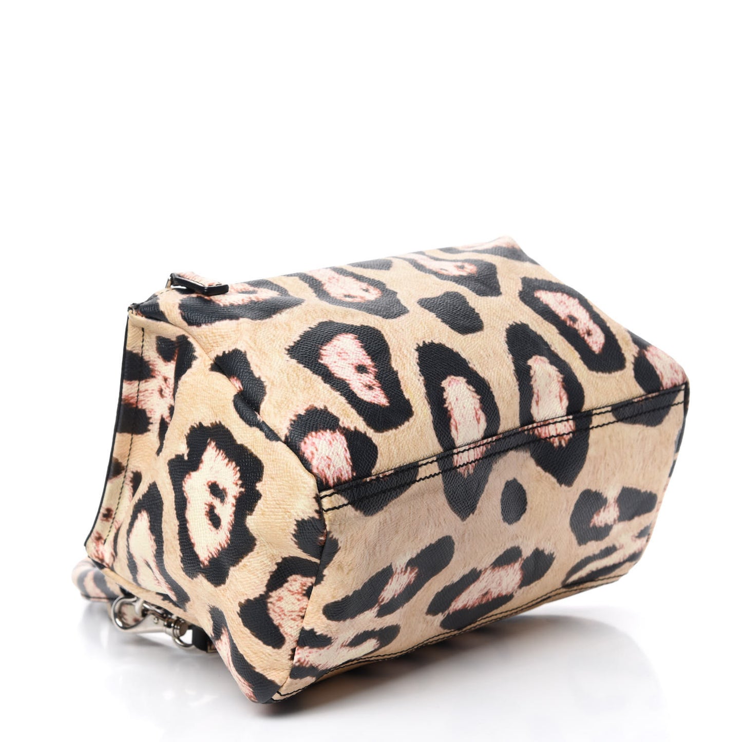 Calfskin Jaguar Print Small Pandora Multicolor