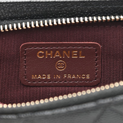 Chanel Caviar Quilted CC Phone Holder Black 8 of 12