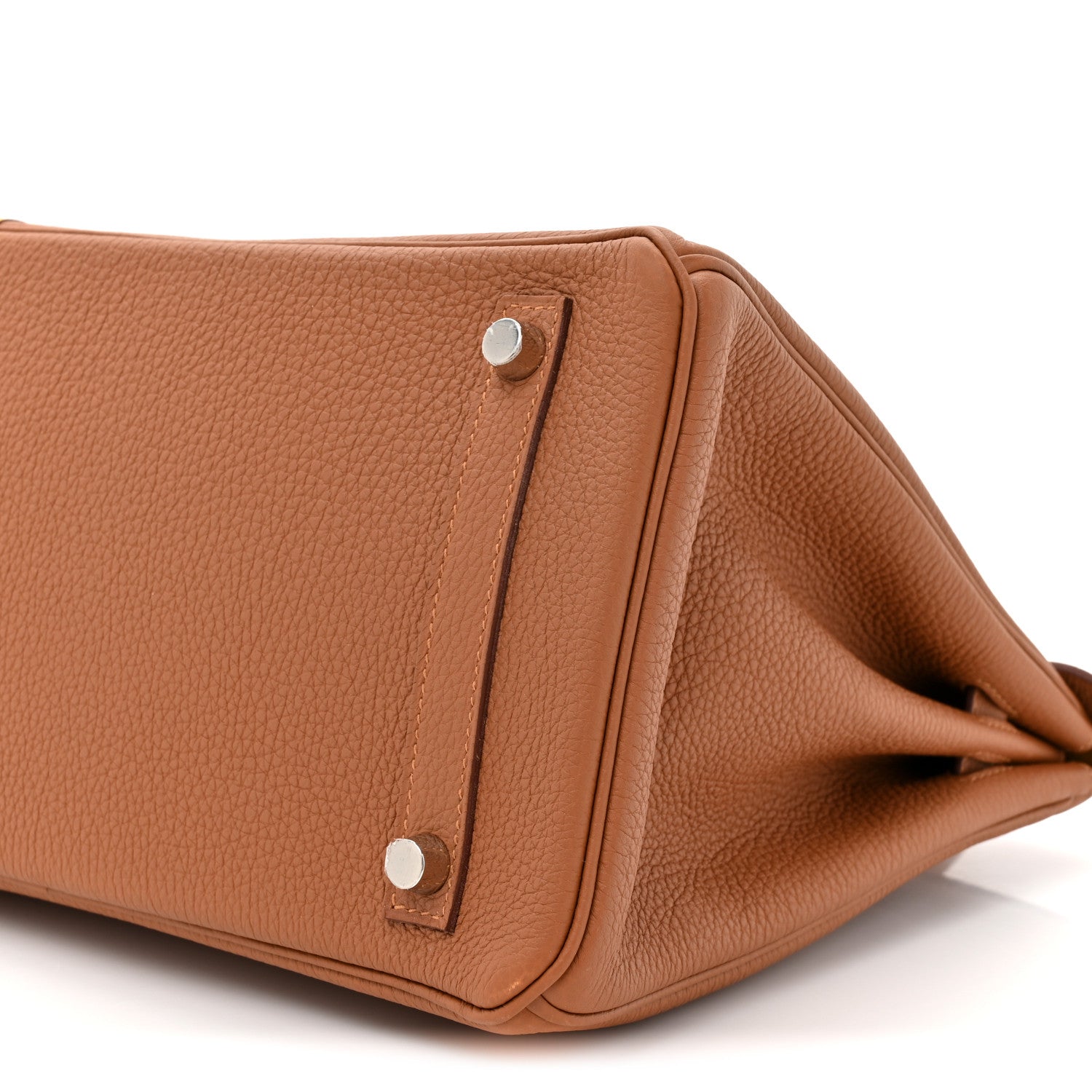 Hermes Togo Swift Officier Birkin 30 Gold Ambre 9 of 14