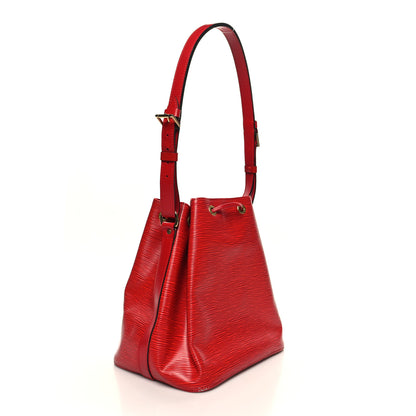 Louis Vuitton Epi Petit Noe Castillan Red 3 of 12