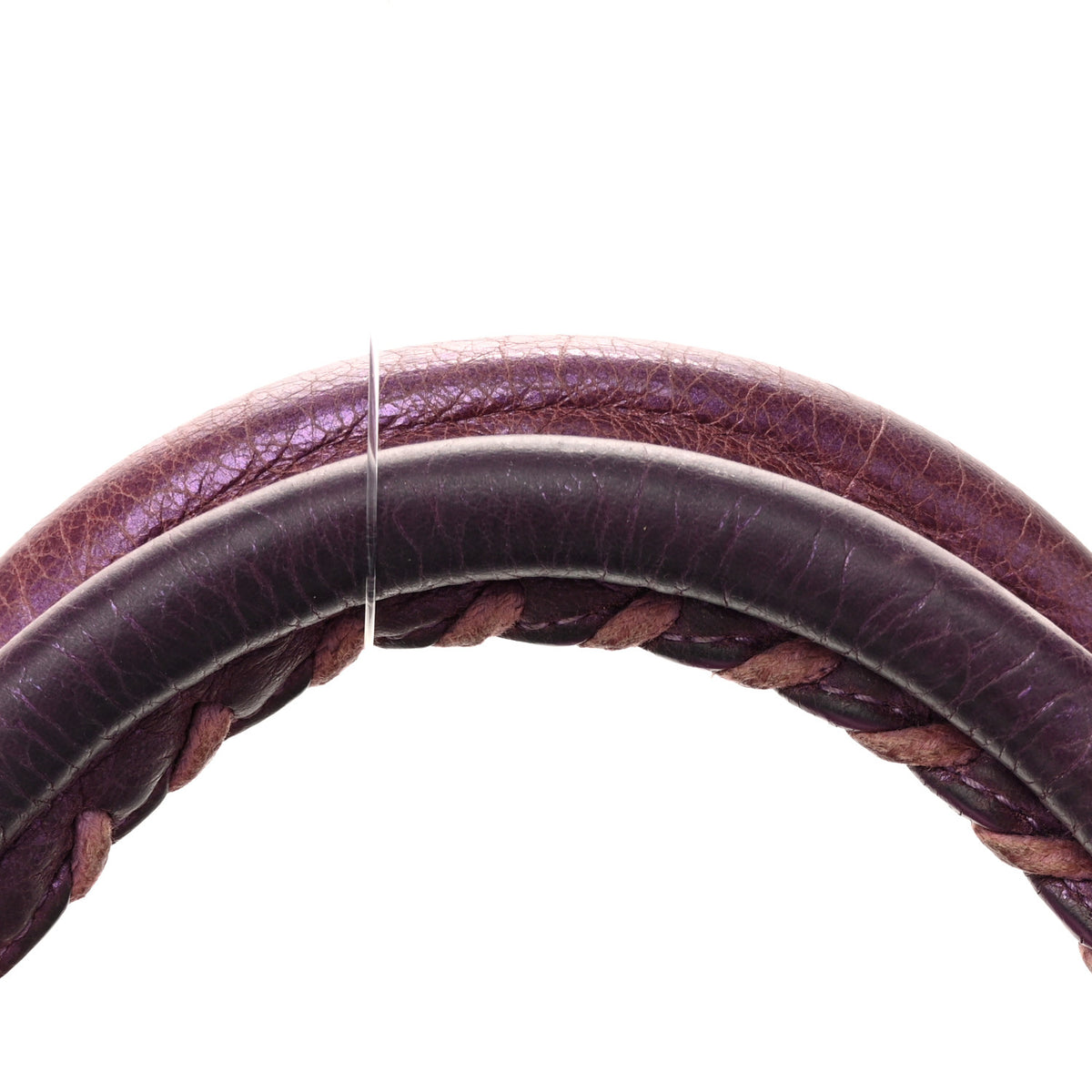 Agneau Classic Hardware City Metallic Purple