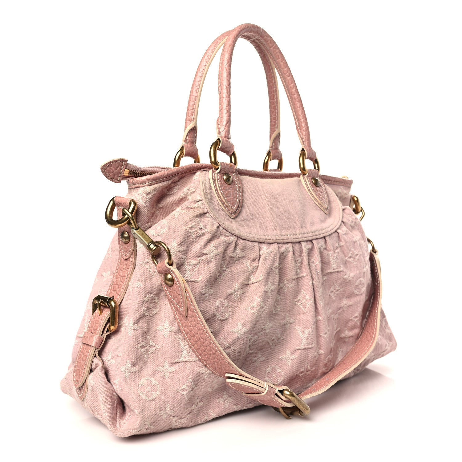 Louis Vuitton Denim Neo Cabby MM Rose 3 of 8
