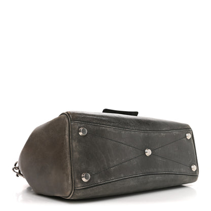Balenciaga Vegetable Tanned Lambskin Small Bel Air Carry All Bag Grey 4 of 9
