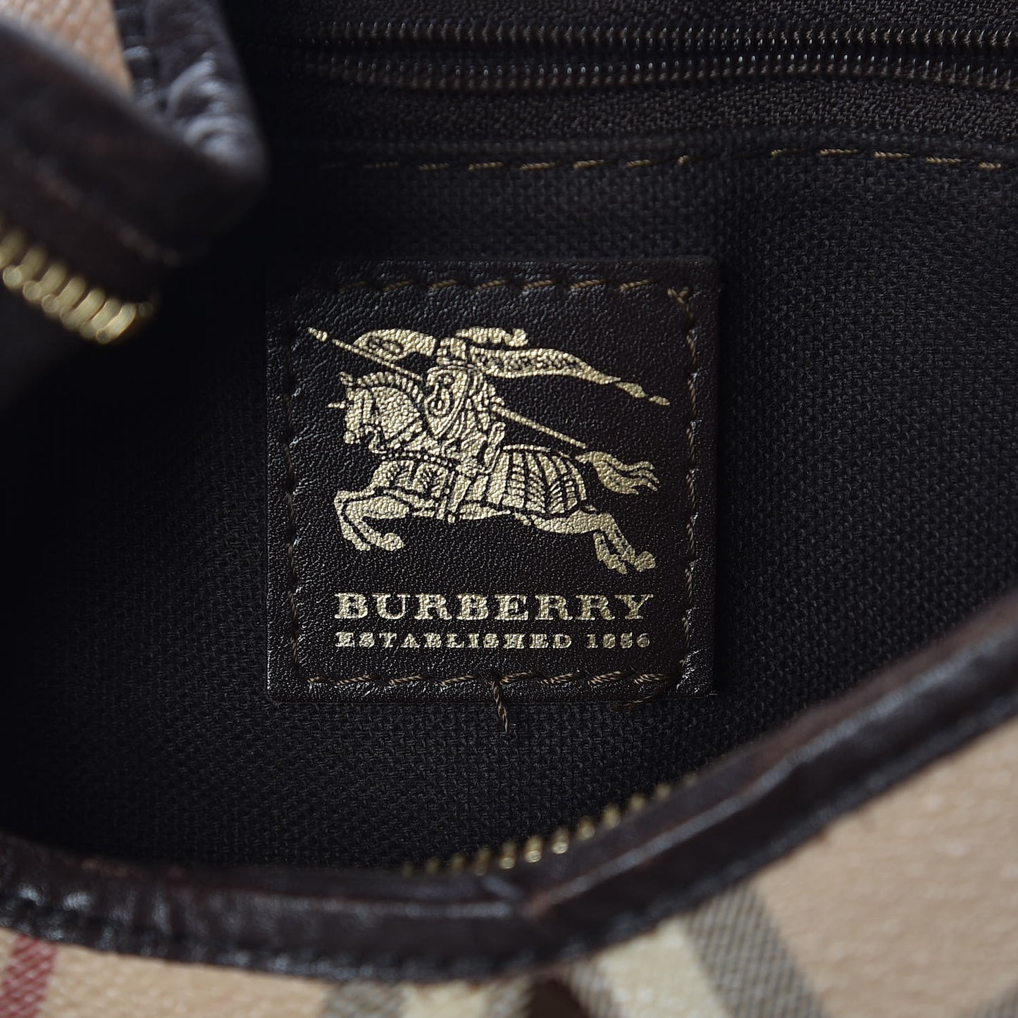 Haymarket Check Hobo Brown