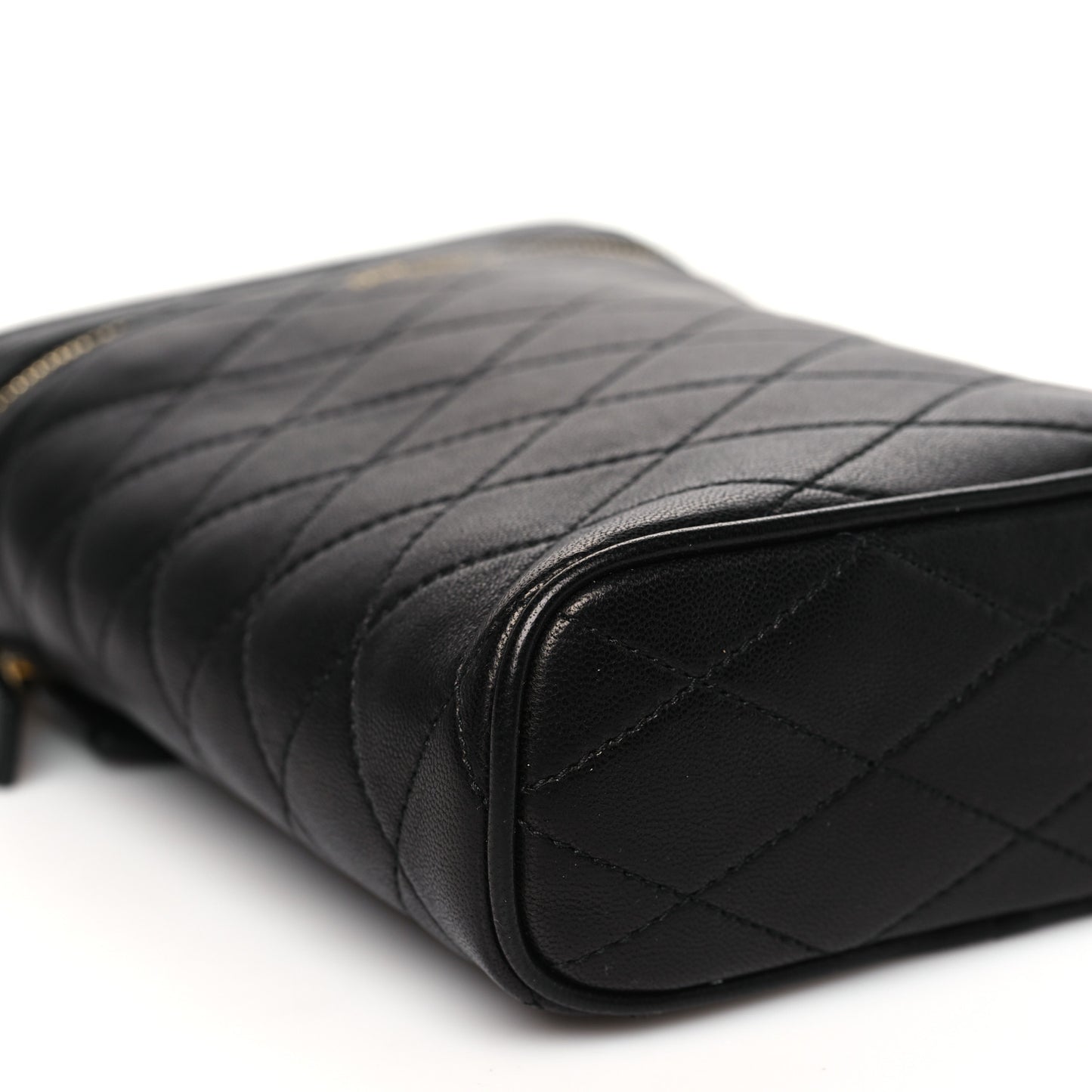 Lambskin Quilted Binocular Case Black