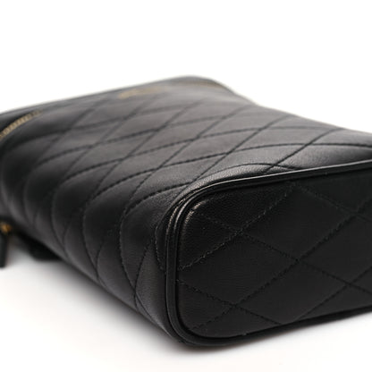 Saint Laurent Lambskin Quilted Binocular Case Black 9 of 10