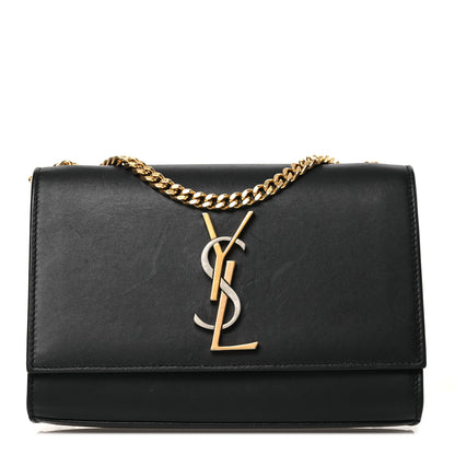 Saint Laurent Calfskin Small Monogram Kate Satchel Black 1 of 14