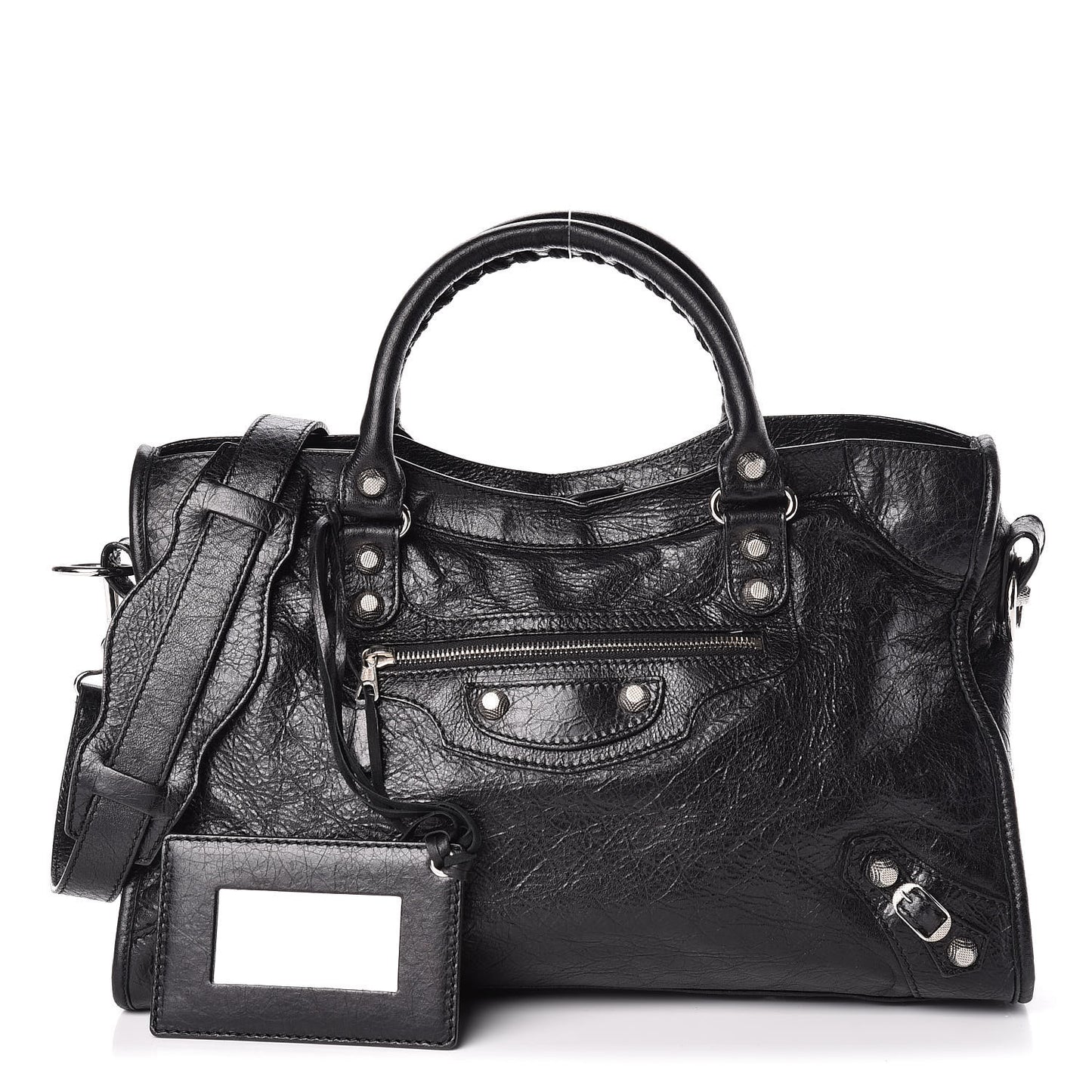 Agneau Giant 12 Silver Hardware City Black