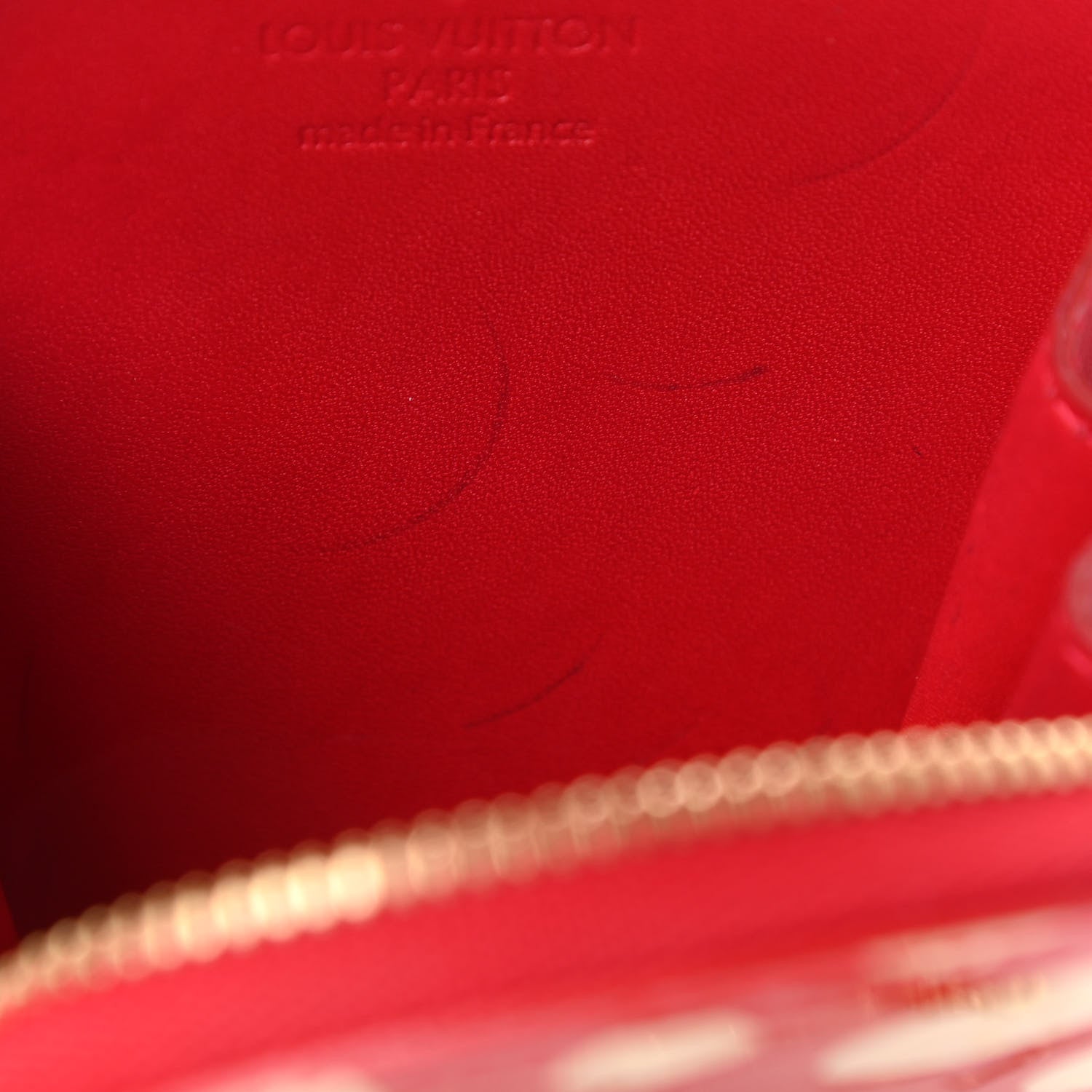 Louis Vuitton Vernis Kusama Infinity Dots Chapeau Coin Purse Red 7 of 8