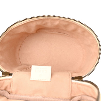 Gucci Calfskin Matelasse Mini GG Marmont Round Backpack White 5 of 13