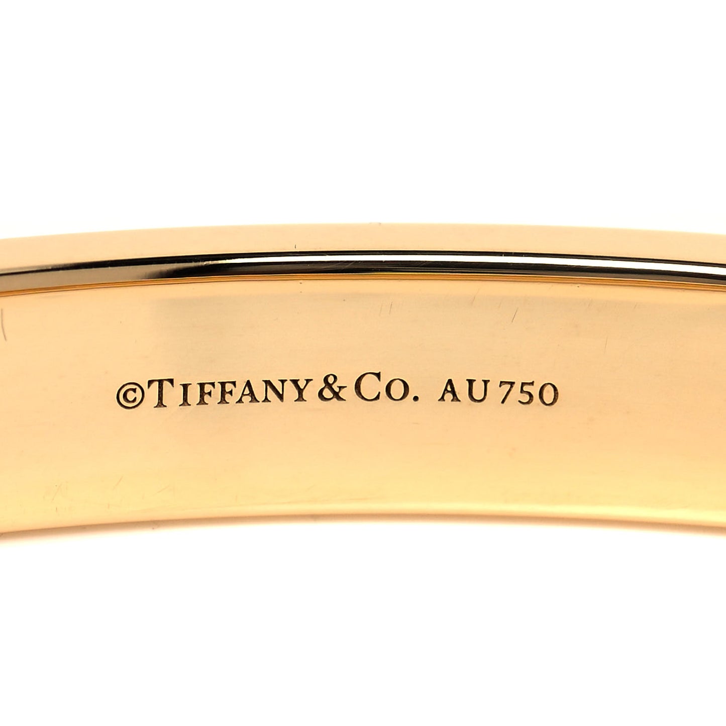 18K Yellow Gold Diamond Hinged Bangle Bracelet