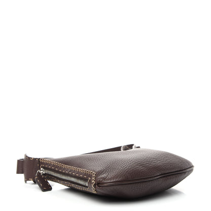 Fendi Calfskin Romano Selleria Oyster Brown 4 of 9