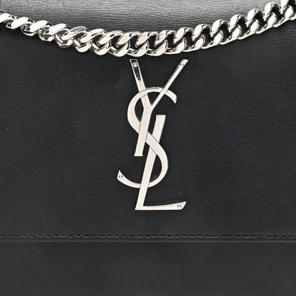 Saint Laurent Calfskin Medium Monogram Sunset Black 7 of 10