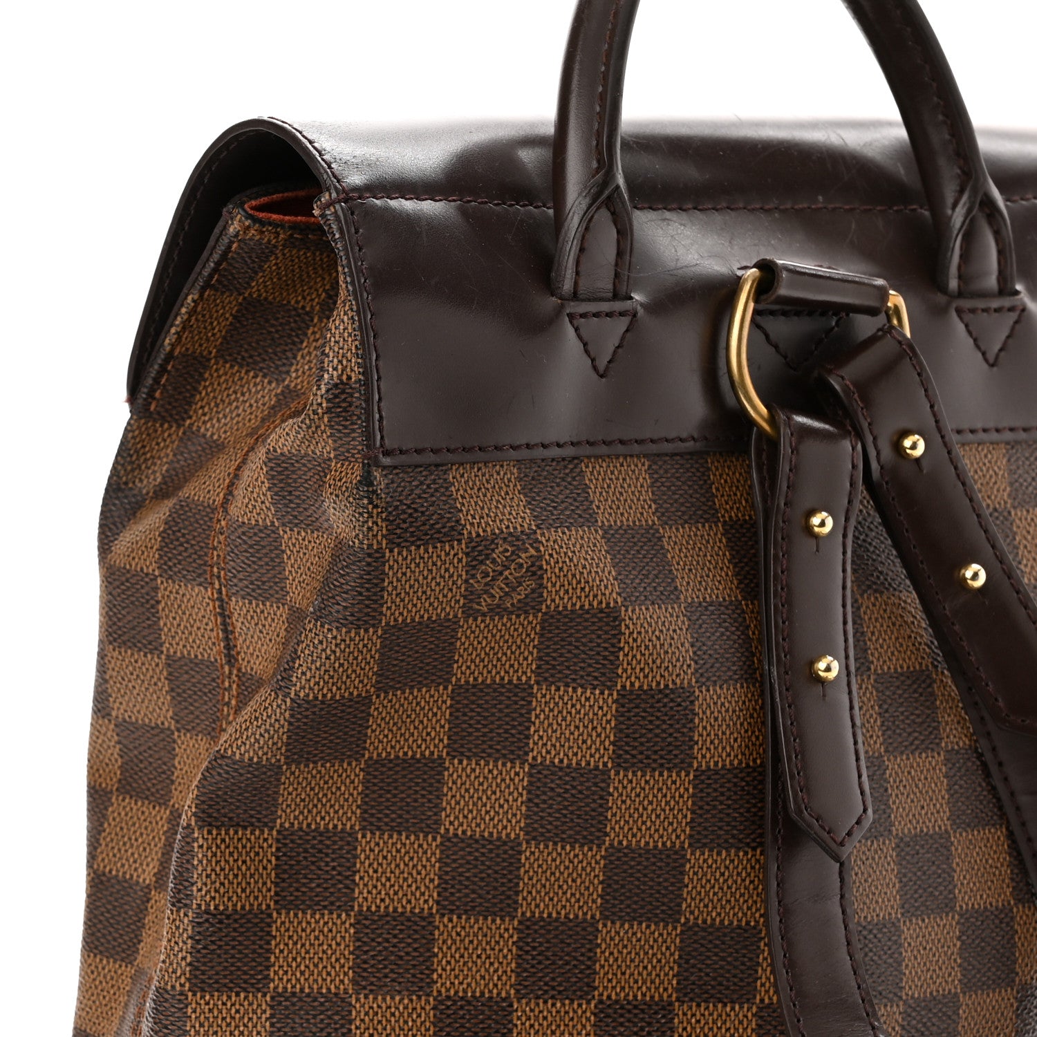 Louis Vuitton Damier Ebene Soho Backpack 11 of 15