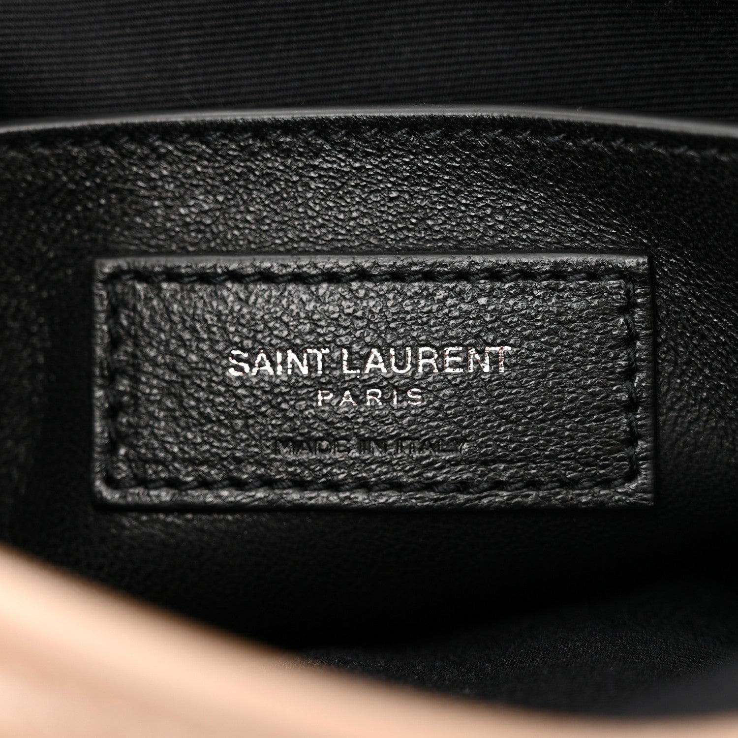 Saint Laurent SAINT LAURENT Crinkled Calfskin Matelasse Monogram Baby Niki Chain Satchel Light Taupe 5 of 9