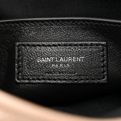 Saint Laurent SAINT LAURENT Crinkled Calfskin Matelasse Monogram Baby Niki Chain Satchel Light Taupe 5 of 9