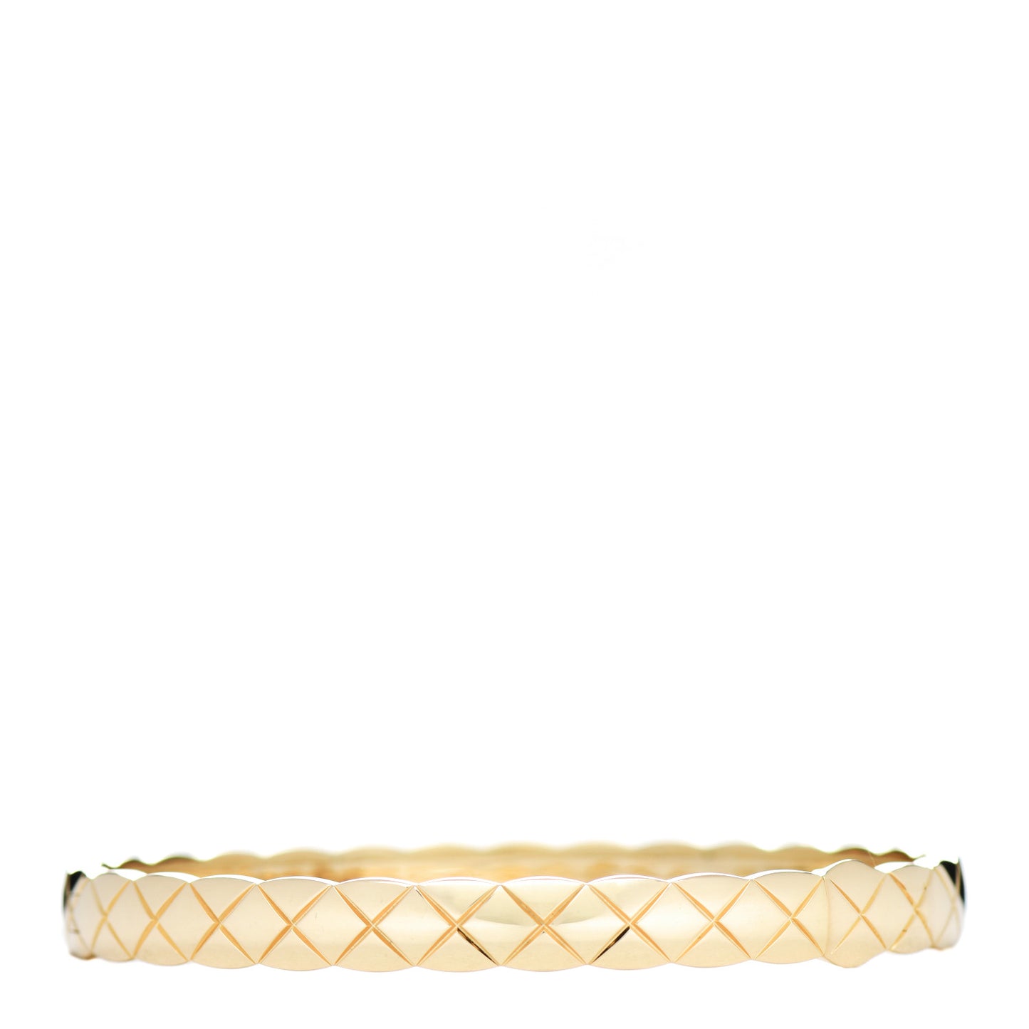 18K Yellow Gold Coco Crush Bangle Bracelet L