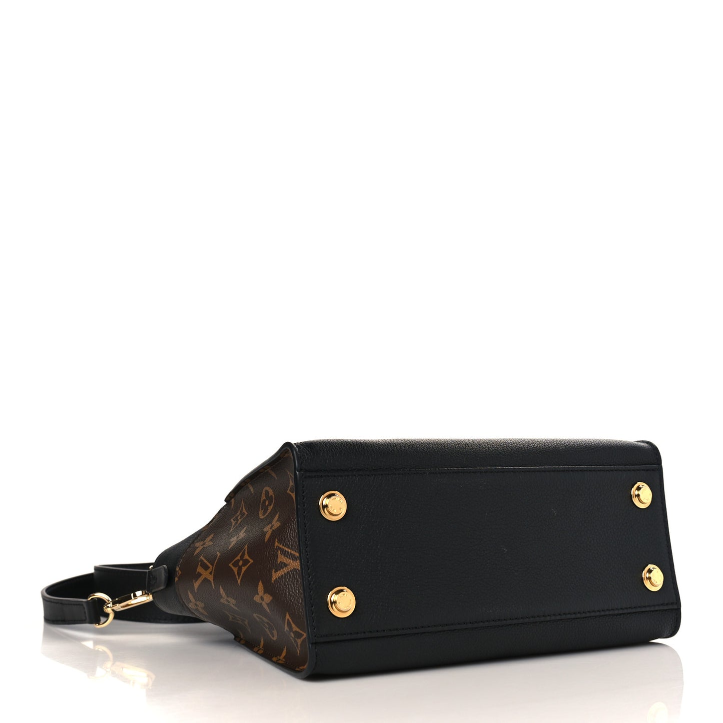 Calfskin Monogram On My Side PM Black