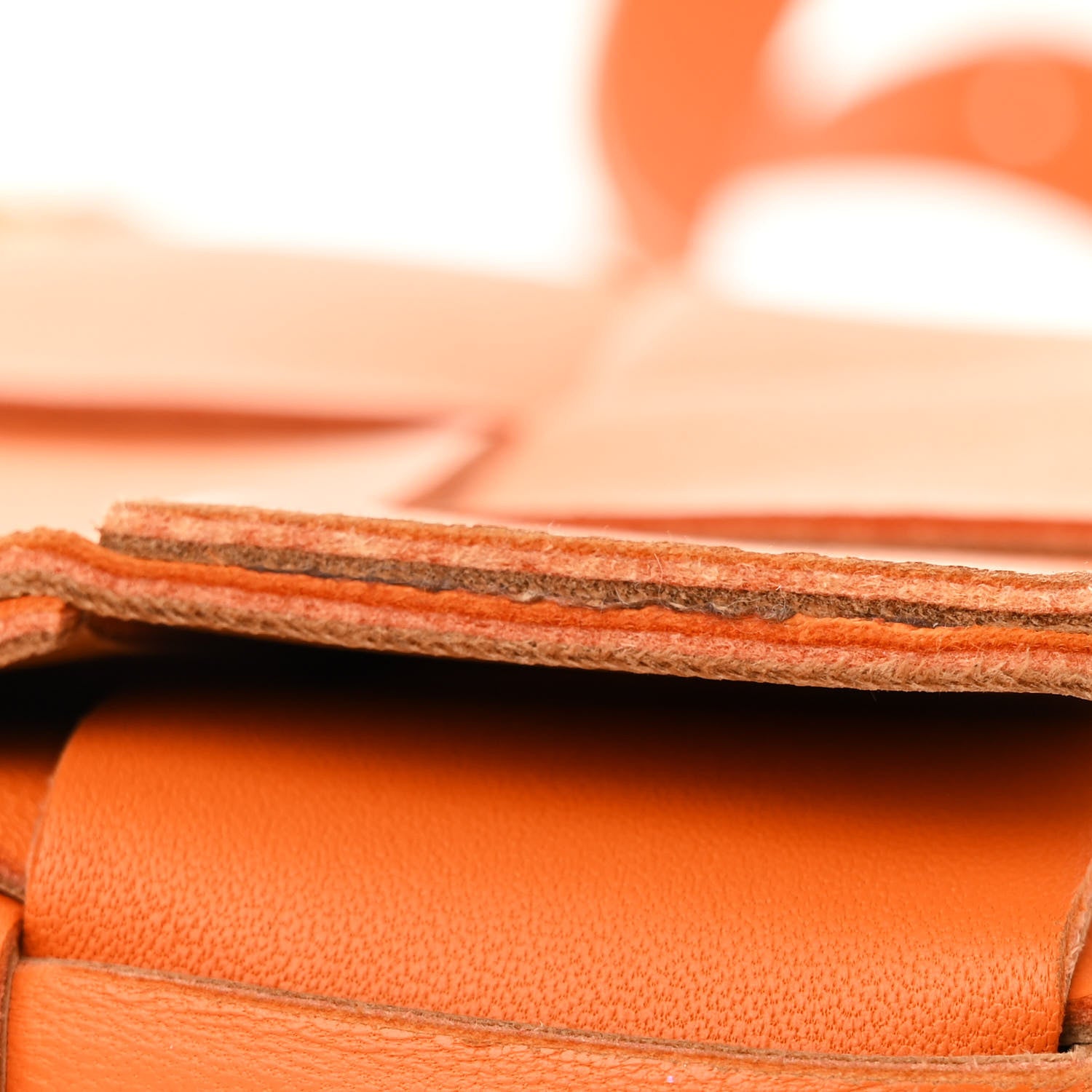 Bottega Veneta Lambskin Maxi Intrecciato Cassette Crossbody Bag Tangerine 11 of 11