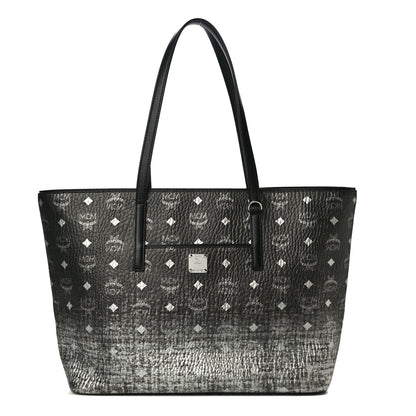 MCM Gradation Visetos Medium Anya Shopper Tote Black 1 of 9