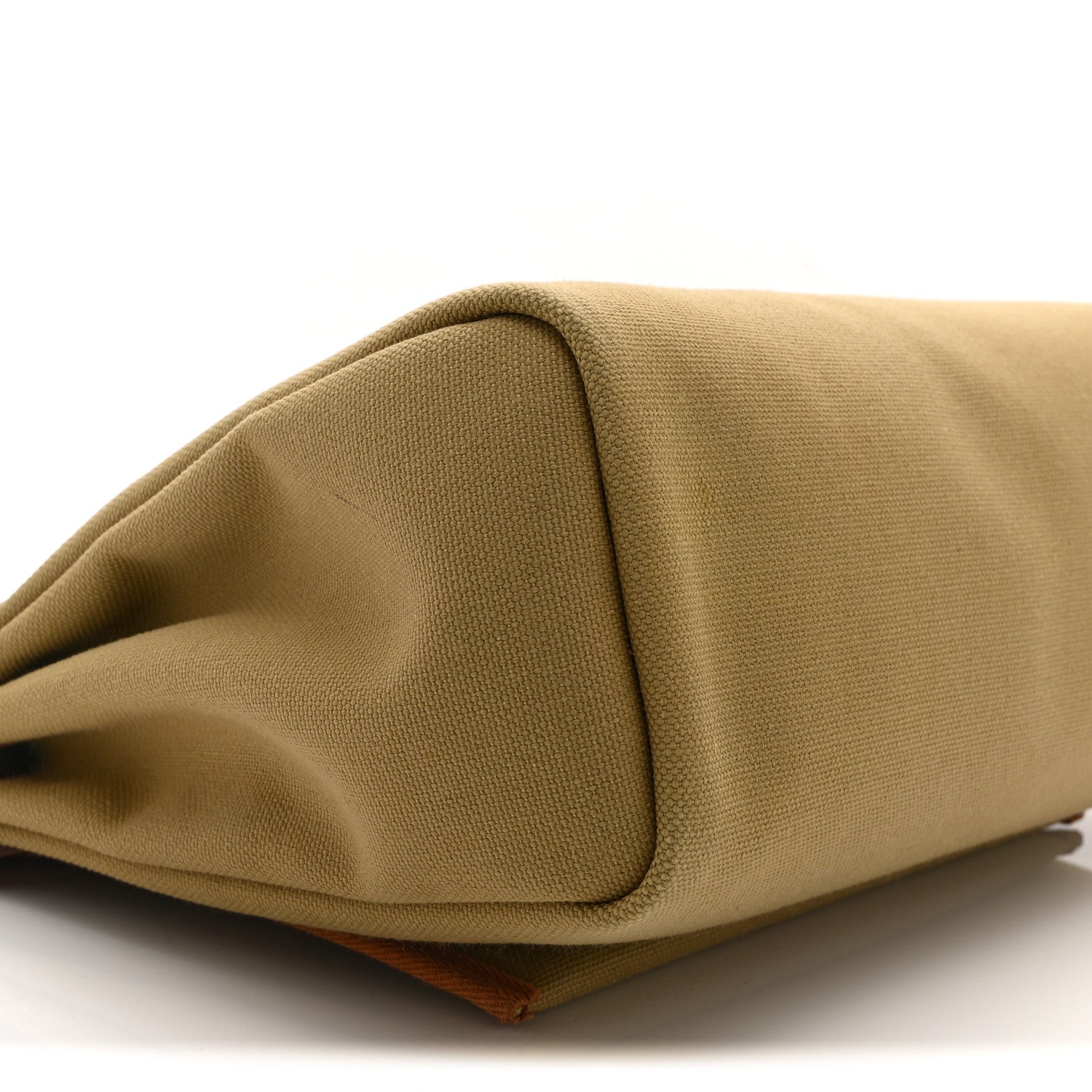 Hermes Military Toile Vache Hunter Herbag Zip Retourne 31 PM Poussiere Fauve 10 of 11