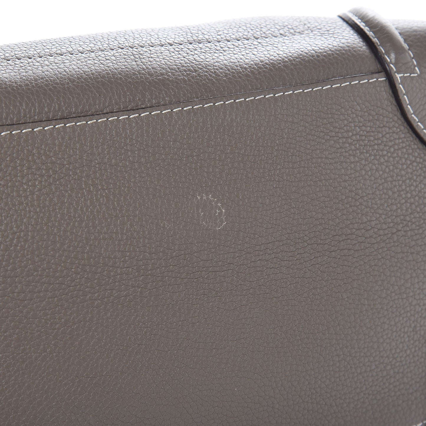 Drummed Calfskin Mini Luggage Souris
