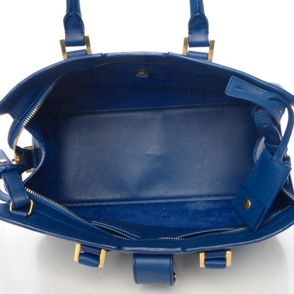 Saint Laurent Calfskin Small Classic Y Cabas Royal Blue 5 of 16