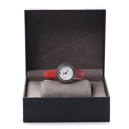 Fendi Stainless Steel Calfskin 28mm My Way Quartz Watch Red 8 of 8