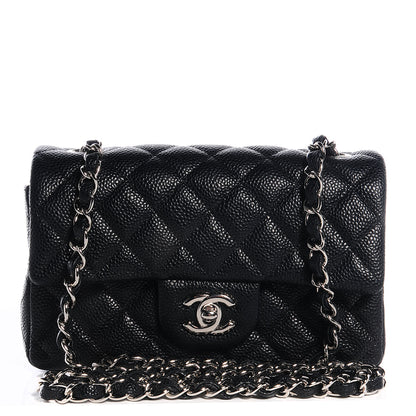 Chanel Caviar Quilted Mini Flap Bag Black 1 of 9