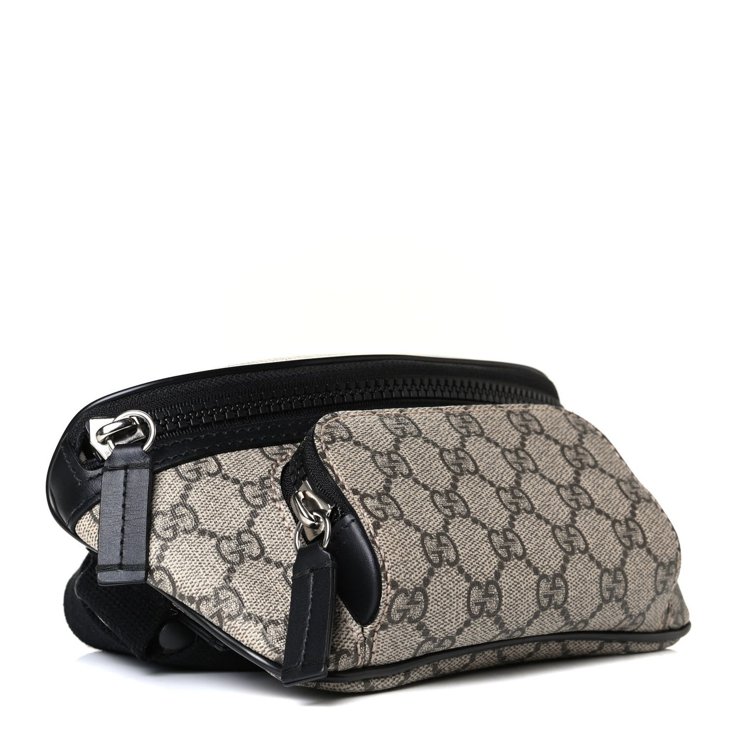 GG Supreme Monogram Belt Bag Black