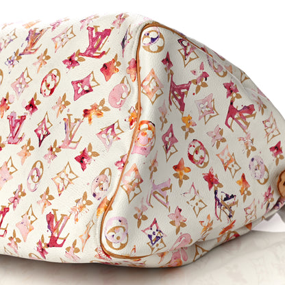 Louis Vuitton Watercolor Aquarelle Speedy 35 White 9 of 25