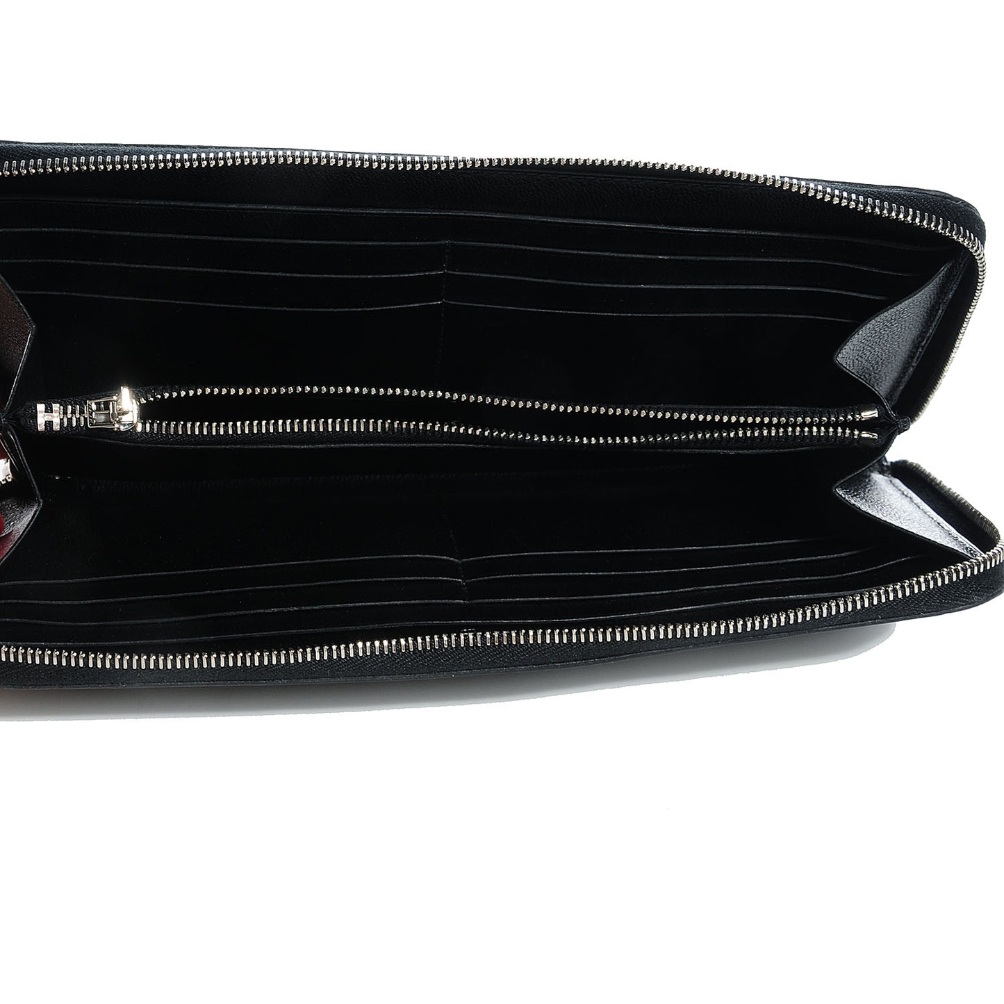 Shiny Alligator Azap Wallet Black
