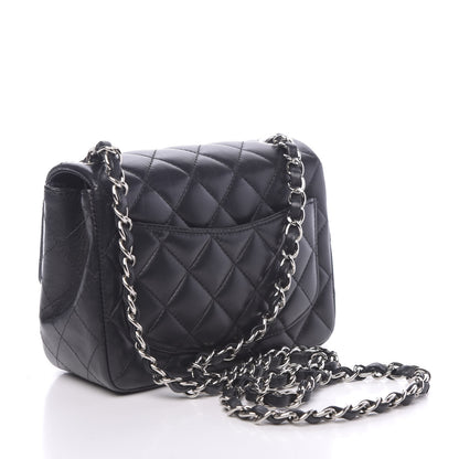 Chanel Lambskin Quilted Mini Square Flap Black 3 of 11