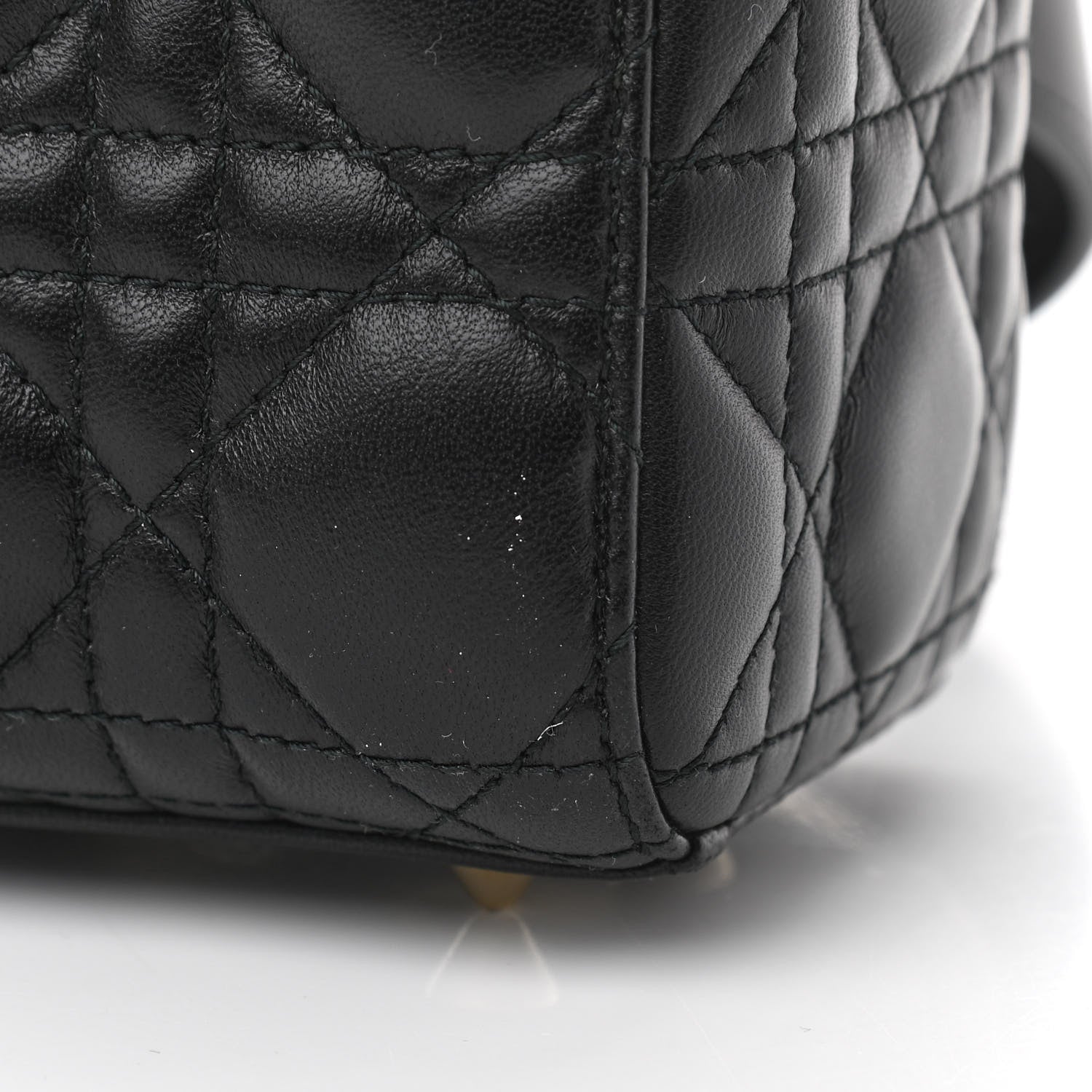 Christian Dior Lambskin Cannage Small Lucky Badges My Lady Dior Black 13 of 14