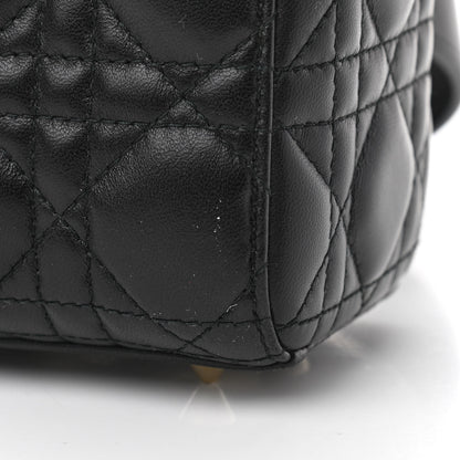 Christian Dior Lambskin Cannage Small Lucky Badges My Lady Dior Black 13 of 14