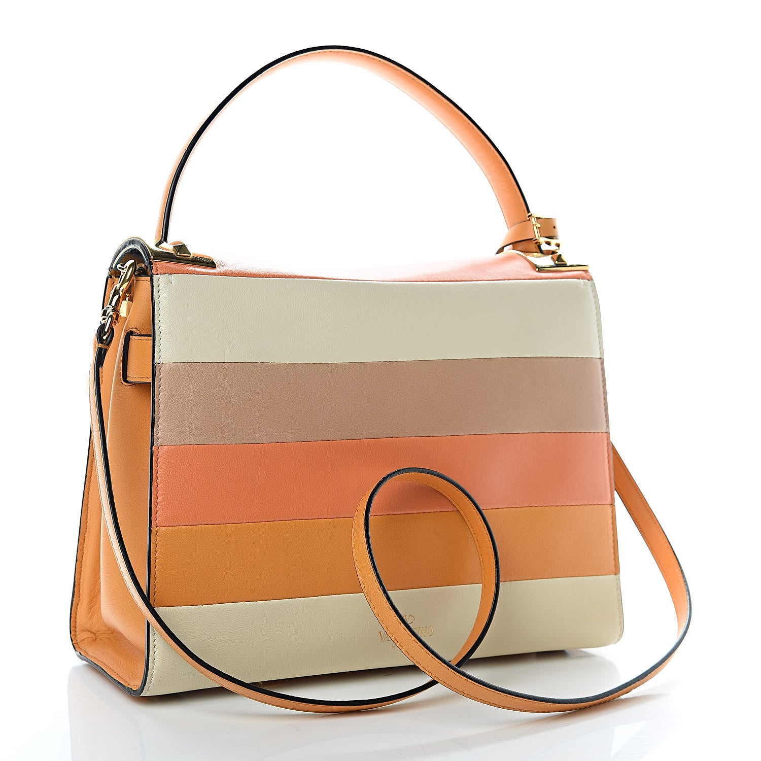 Valentino Garavani Nappa Small My Rockstud Frame Bag Mandarin Sorbet Multicolor 3 of 9