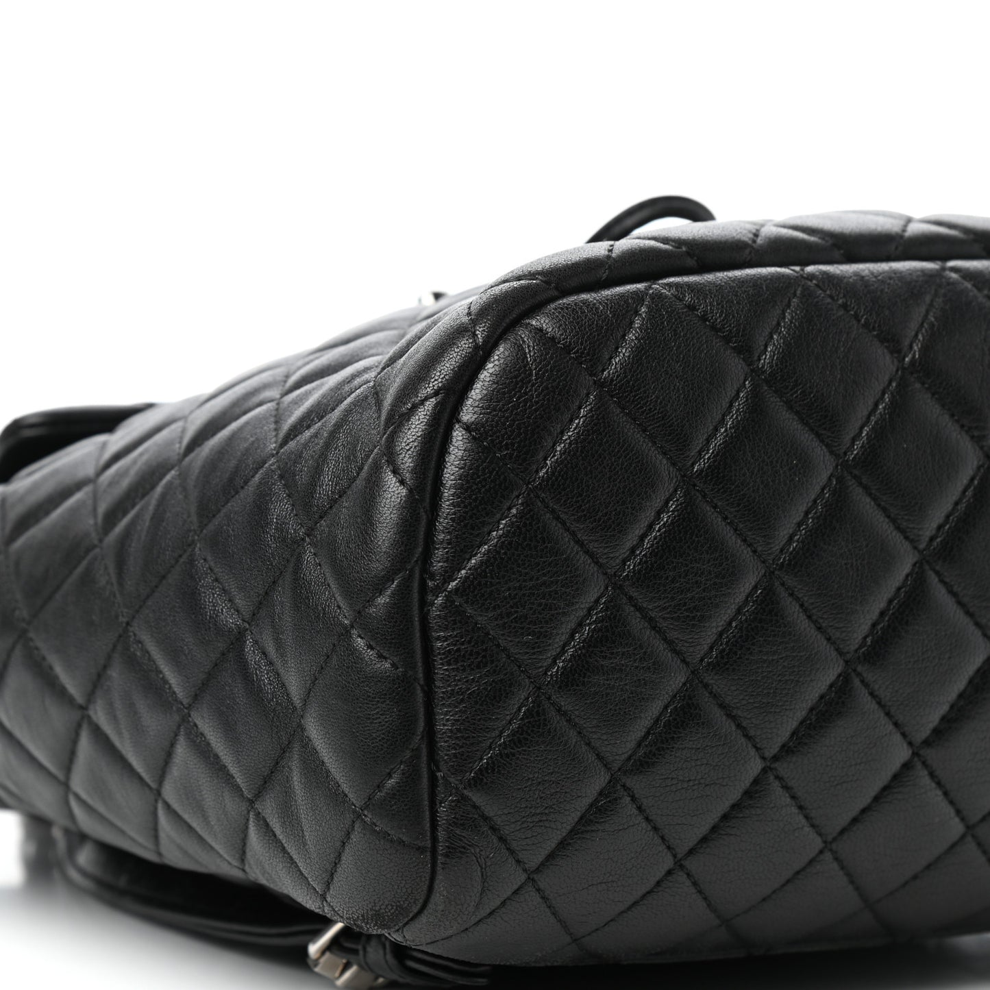 Lambskin Quilted Small Urban Spirit Backpack Black