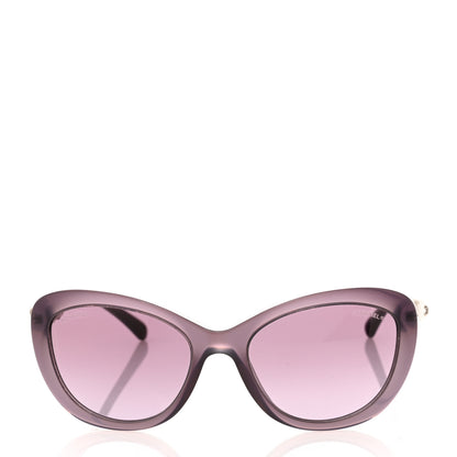 Chanel Polarized Cat Eye Pearl Sunglasses 5340-H Pink 2 of 7