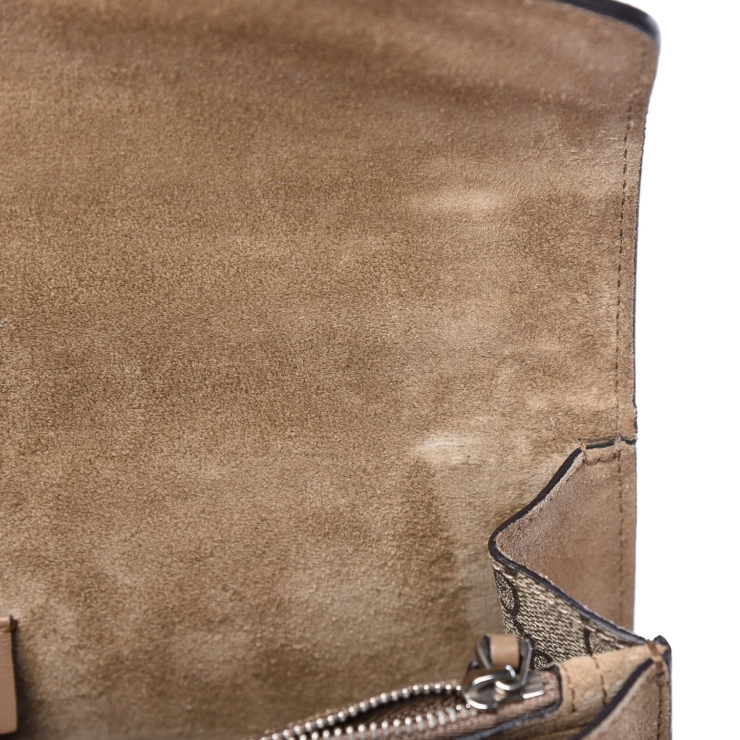 GG Supreme Monogram Small Dionysus Shoulder Bag Taupe