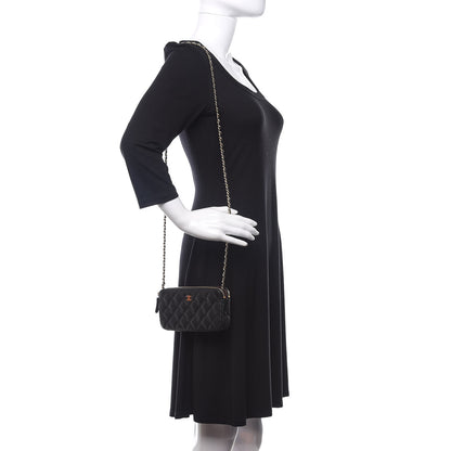 Chanel Caviar Quilted Small Clutch With Chain Black 2 of 13