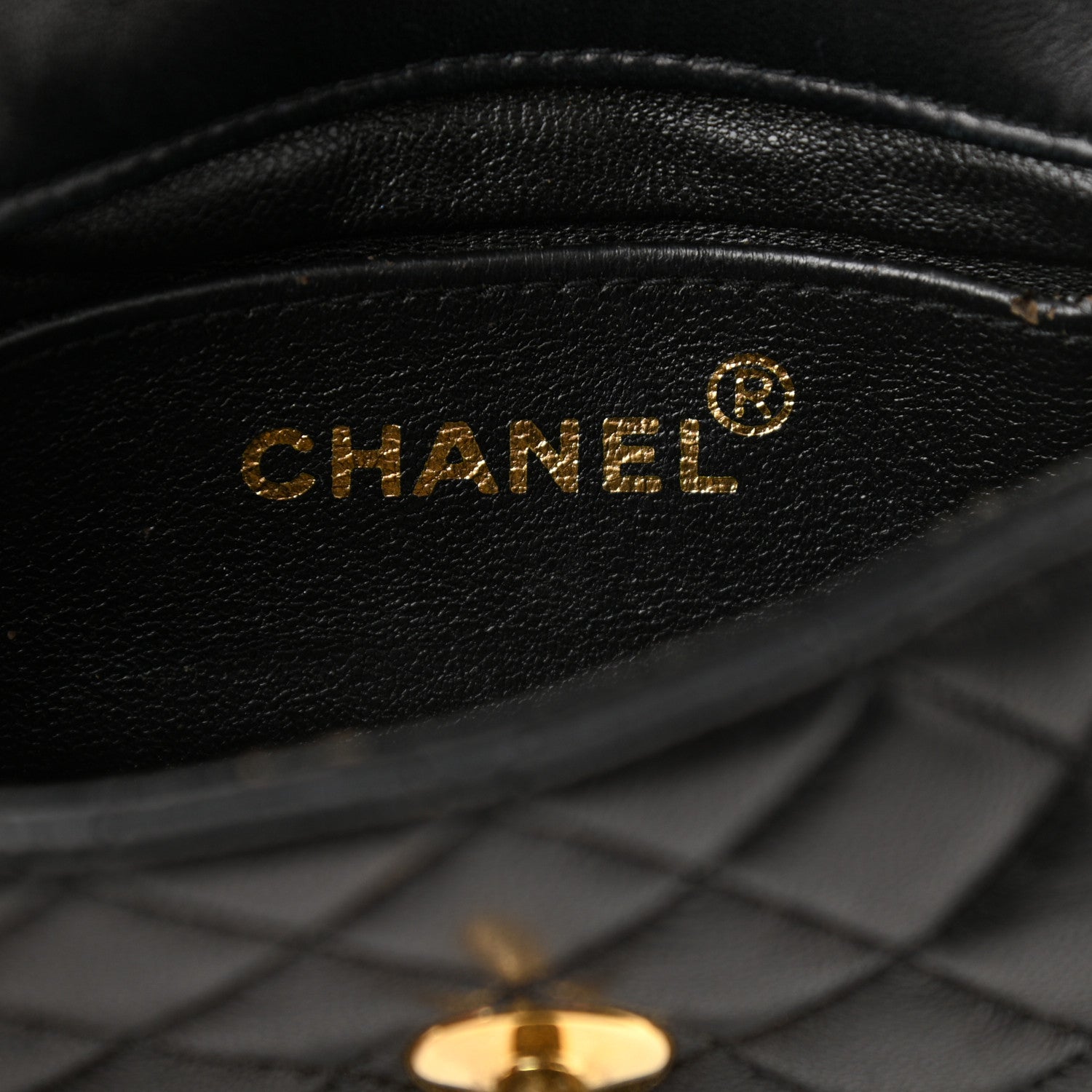 Chanel Lambskin Velvet Quilted Flap Shoulder Bag Black 6 of 11